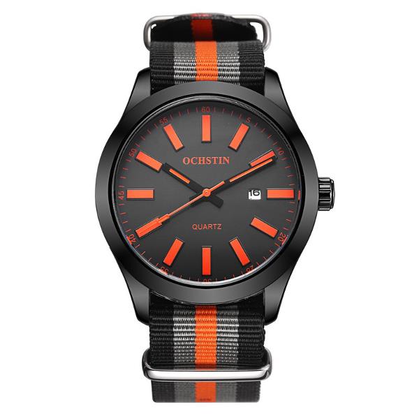 OCHSTIN GQ048C Fashion Men Quartz Watch Casual Nylon Strap Sport Watch