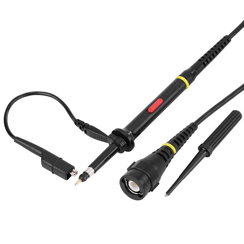 Cleqee P7100 1PCS Oscilloscope Probe 100MHz BNC Protective Cap Scope Probe X1/X10 DC-100MHz