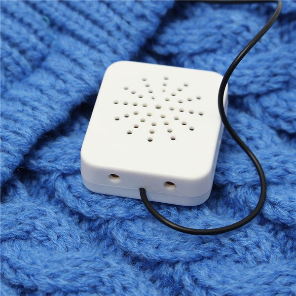 Warm Soft Beanie Hat Wireless bluetooth Smart Cap Headphone with Mic