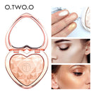 Glow Kit Highlighter Makeup Shimmer Face Body Heart Highlighter Blush Palette Illuminator Highlight Contour Golden Bronzer