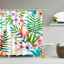 Mrosaa Creative Flamingo Printing Waterproof Shower Curtains Bathroom Retaining Water Hanging Cloth