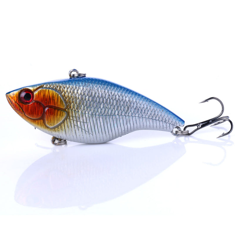 ZANLURE 10pcs/set 7.5cm 18g Plastic Jigs Wobblers Baits VIB Fishing Lure Artificial Hard Baits