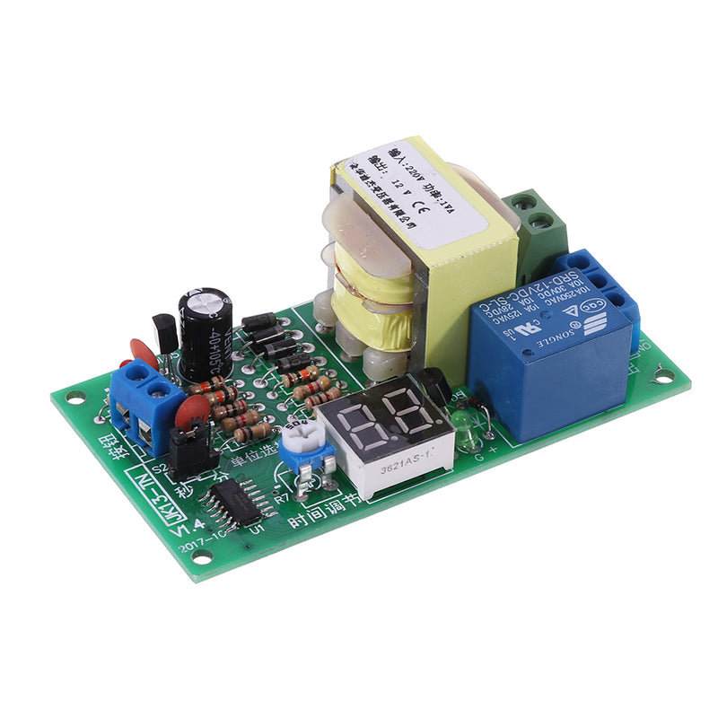 JK13-TN Countdown Relay Module 1-99S with Trigger Delay and Display 220V AC