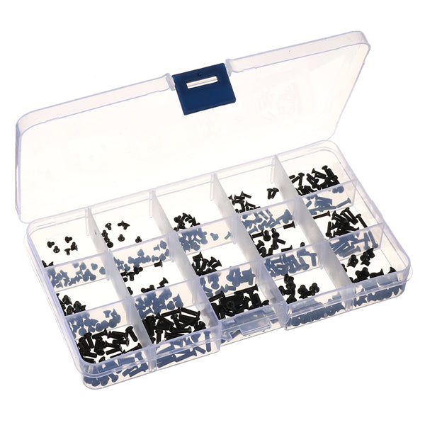 Suleve MXCP1 450Pcs M2/M2.5/M3 Cross Screws Laptop Screws Box Set for HP Lenovo SAMSUNG IBM