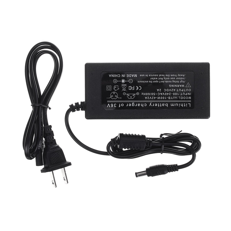 42V 2A Adapter Charger for Two Wheel Smart Self Balance Schooter 36V Li-ion Lithium Battery