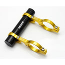 Bicycle Bike Double Handlebar Extension Mount Carbon Fiber Extender Light Holder For Extended 31.8MM