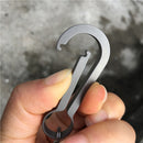 BANG TI H2 60mm Titanium Quick Release Keychain Belt Loop Hook Key Clip