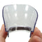 2Pcs Flexible PVC Car Rearview Mirror Rain Shield Guard Rainproof Eyebrow White Universal