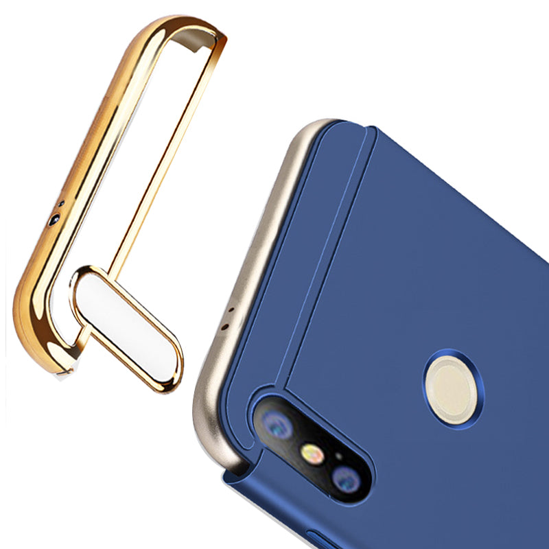 Bakeey Luxury 3 in 1 Plating Frame Splicing PC Hard Protective Case For Xiaomi Mi A2 / Xiaomi Mi 6X