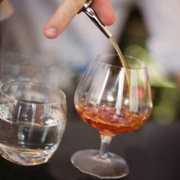 Honana BT-PS8 Stainless Steel Liquor Pourer Red Wine Bottle Stopper Multi-function Bar Tools