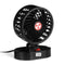 12V 30W Mini Portable Car Fan Cooling Air Fan Silent Cooler Fan
