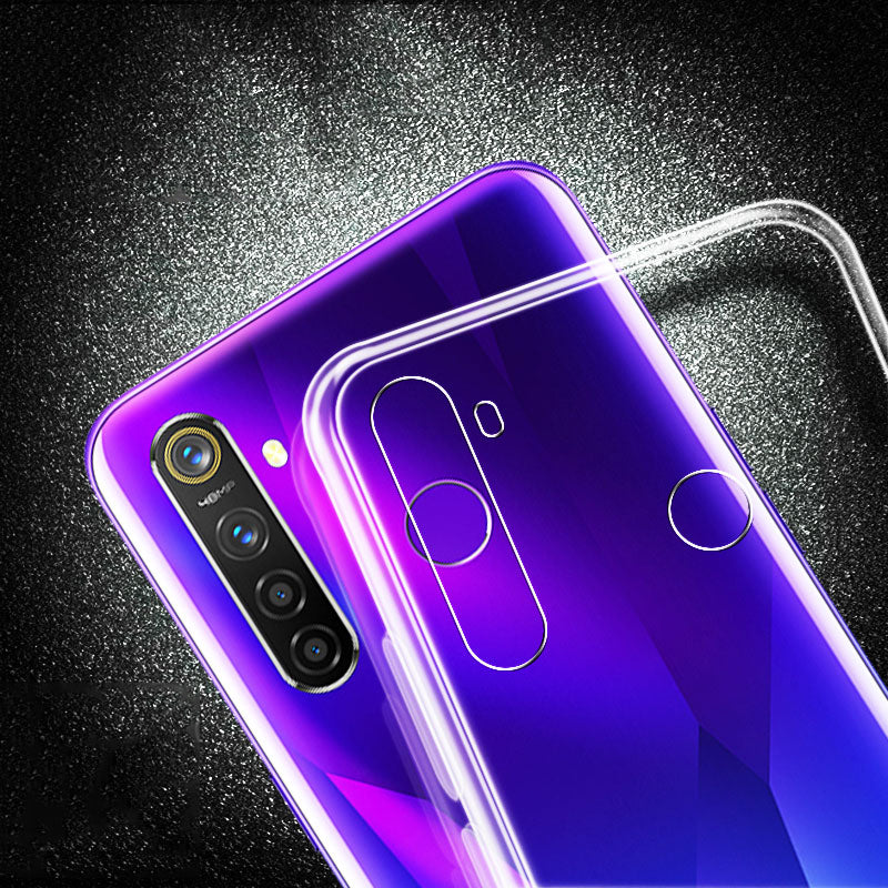 For Realme 5 Pro Case BAKEEY Crystal Clear Transparent Ultra-thin Non-yellow Soft TPU Protective Case