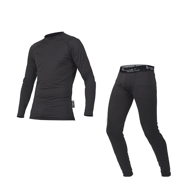 GHOST RACING Men Breathable Sweatshirt Suit Clothes Motorcycle Shirts Racing Sport Sweaters Riding Black