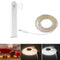 Battery Powered 1M 2M PIR Motion Sensor Activated Dimmable LED Strip Light for Cabinet Wardrobe