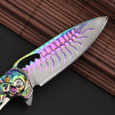 LAOTIE ZA12 195mm Stainless Steel Folding Knife Outdoor Hiking Survival Tools Kit Mini Pocket Knife