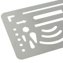 Stainless Steel French Curve Ruler Multi Shape Drawing Template Tool Office & School Supplies