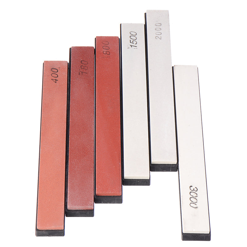 6 Pcs Sharpening Stone Set Whetstone Set Oilstone Grindstone Polishing Sharpener Sander