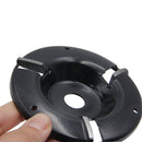 Drillpro 4 Inch Carving Disc Woodworking Turbo Plane 3T Milling Cutter For 16mm Aperture Angle Grinder