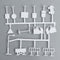 28Pcs Car Toy Traffic Road Signs Kids Funny Play Education Toy Game Accessories Toys