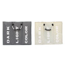 Clothes Storage Baskets Bag Laundry Hampers 94L 3 Grids Wash Dirty Removable Home