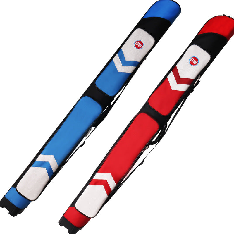 GW 1.25M PU Oxford Fishing Rod Bag Outdoor Portable Large Capacity Waterproof Multifunction Fishing Bag-Blue/Red