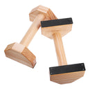 KALOAD Wooden Parallettes Gymnastics Calisthenics Handstand Bar Fitness Push Up Stand