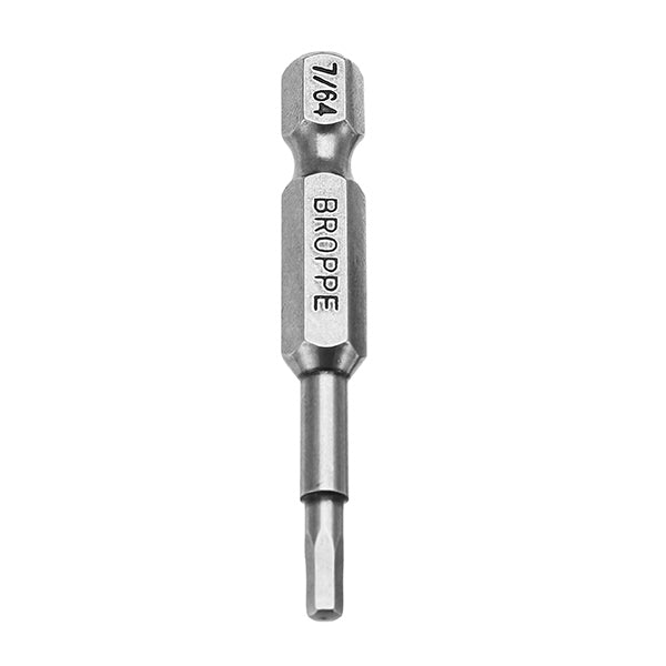 Broppe 10pcs SAE 5/64-5/16 Inch Hex Head Screwdriver Bit 1/4 Inch Hex Shank Magnetic Screwdriver Bit