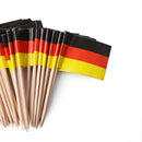 Honana 50 Pcs/Lot Flag Fruit Toothpick Paper Flag Food Picks Cake Toothpicks World-Cup Fruit Sticks