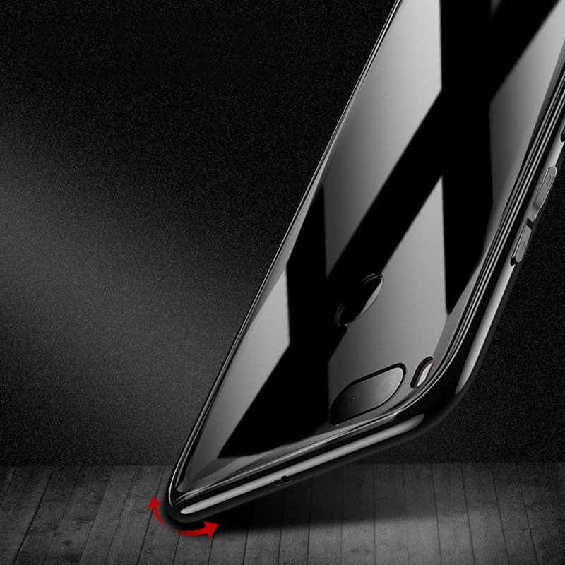 Bakeey Tempered Glass Mirror Back Cover Soft TPU Frame Protective Case for Xiaomi Mi A1 / Xiaomi 5X