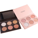 MISS ROSE 6 Colors Highlighter Powder Shading Shimmer Contour Mineral Nude Makeup Cosmetic