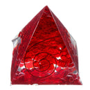 Orgone Pyramid Energy Generator Tower Healing Crystal Red Gemstone Home Decorations