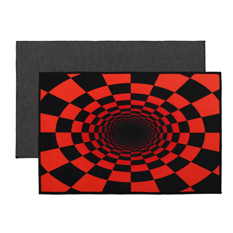 3D Printed Square Non-slip Livingroom Kitchen Bathroom Modern Home Room Bedroom Floor Mat