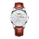 DOM M-11D Casual Super Slim Men Watch 3ATM Waterproof Date Week Display Quartz Watch
