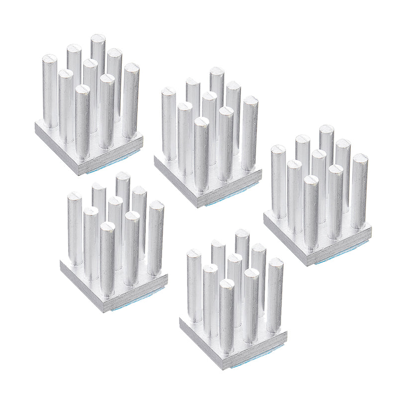 5pcs 10*10*12.5mm Radiator Cooling Block Square Heatsink for TMC2100/TMC2208/TMC2130 3D Printer Part