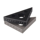 Mini Aluminum Alloy 45/90 Angle Gauge Inch Metric Angle Meter Triangle Ruler