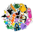 29pcs Adventure Time Cartoon Pvc Waterproof Sticker For Wall Car Laptop Bicycle Luggage Sticker