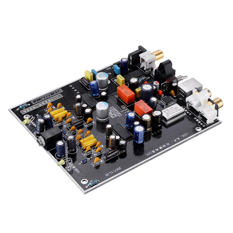 USB Decoder DAC Fiber-coaxial Decoding OTG Dual Parallel TDA1305T Computer External Fever Audio Card T0397 Board