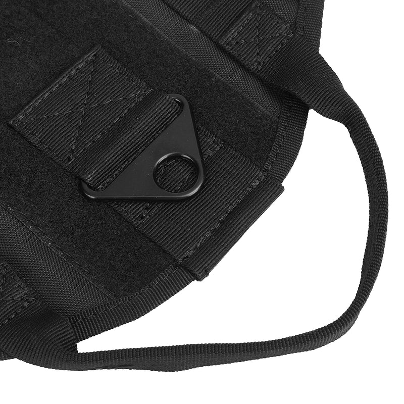 Tactical K9 Dog Military Police Molle Vest Nylon Service Canine Dog Harness XL