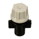 50pcs 1/4 Inch Plastic Misting Nozzle Sprinkler for Greenhouse Flower Plant Cooling System with Tee