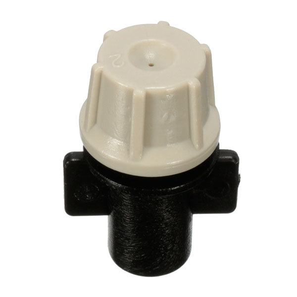 50pcs 1/4 Inch Plastic Misting Nozzle Sprinkler for Greenhouse Flower Plant Cooling System with Tee