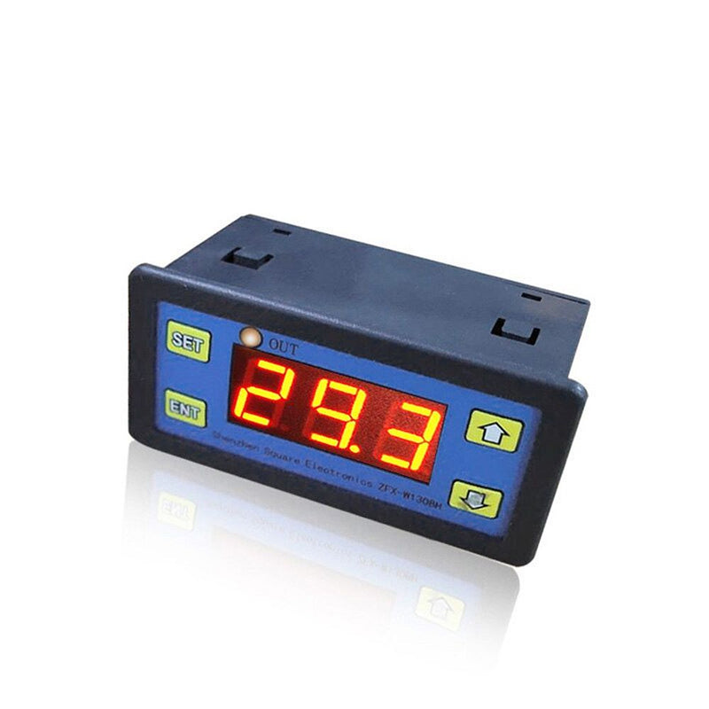W1308H LED Microcomputer Digital Display Temperature Controller Adjustable Thermostat Intelligent Time Controller 12V / 24V / 220V