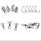 ZANLURE 177pcs Fishing Accessories Kits Hooks Swivels Sinker Stoppers Sequins With Fishing Box