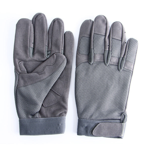 Three Soldiers Outdoor Soft Tactical Gloves Full Finger Glove Slip Resistant For Cycling Camping Hunting