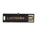 5PCS LUSTREON 1.5W SMD5050 Button Switch Colorful USB LED Rigid Strip Night Light for Power Bank 5V