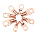 60Pcs SC Series Bare Terminals Wire Connector Terminal Copper Lug Ring Seal Wire Connectors Assorted Kit