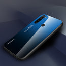 For Xiaomi Redmi Note 8T Case Bakeey Gradient Color Shockproof Anti-fingerprint Tempered Glass Protective Case