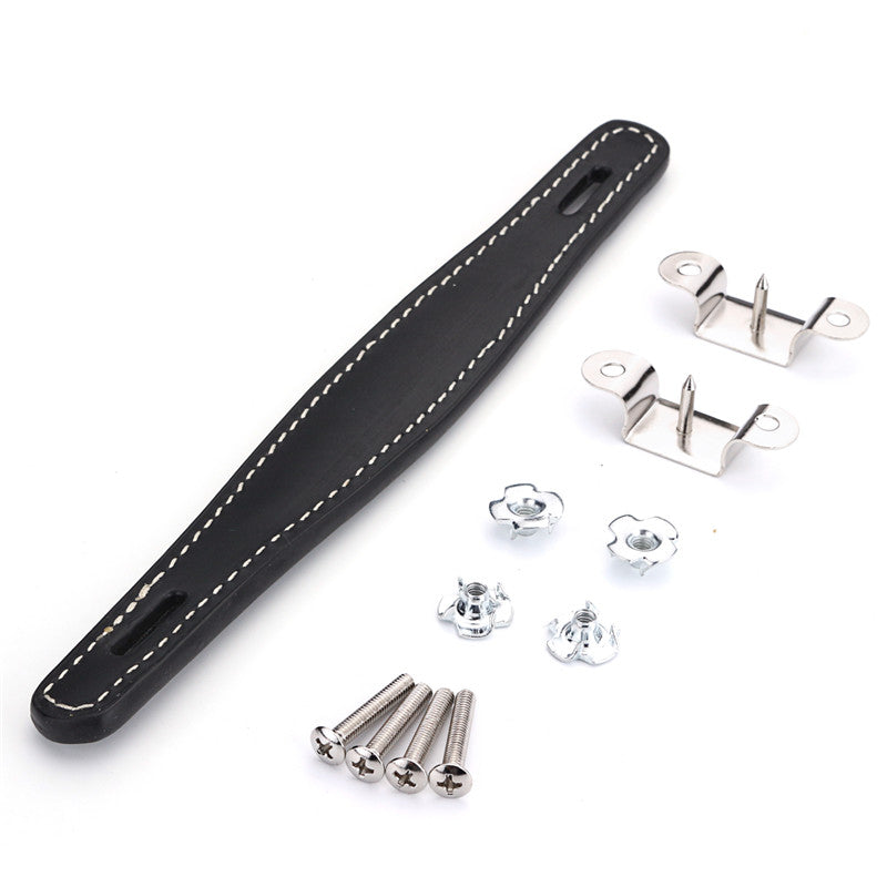 Brown Black Leather Amplifier Handle Raised Center for Fender Amp
