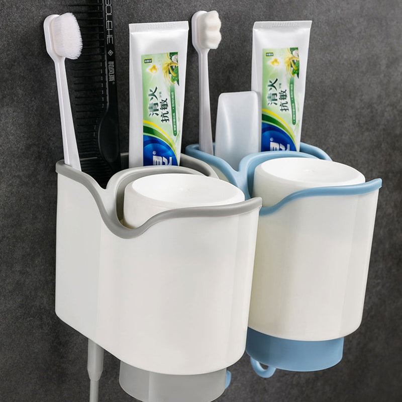 Toothbrush Rack Toothbrush Holder Toothbrush Cup Magnetic Organizer Bathroom