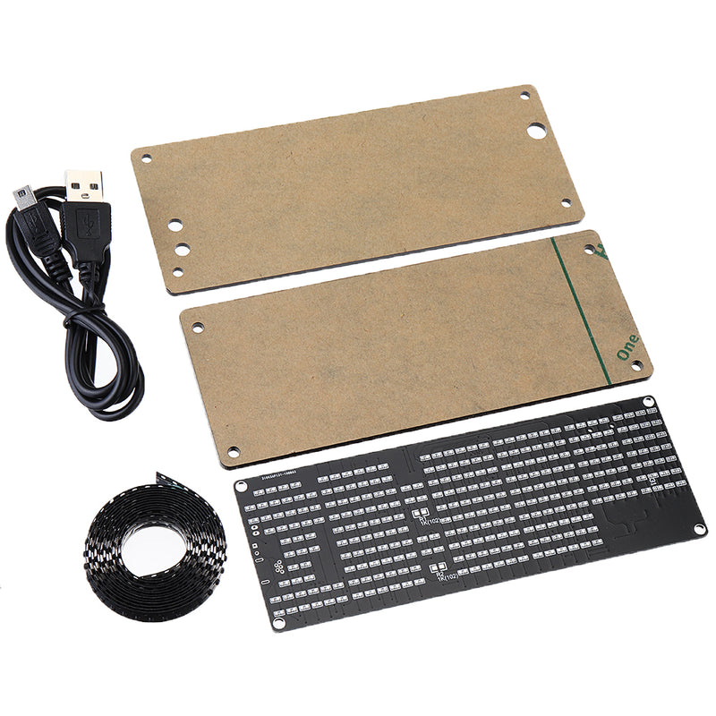 SMD LED Dot Matrix Digital Clock Production Kit Electronic DIY Clock Kit Electronic Production Parts