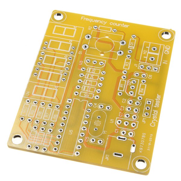 3Pcs DIY Frequency Tester 1Hz-50MHz Crystal Counter Meter With Housing Kit